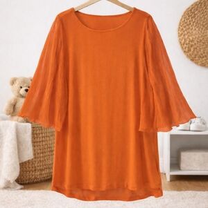 🔥NWT JM‎ collection coral gardens Blouse XL